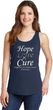 Hope Love Cure Carcinoid Cancer Ladies Tank Top