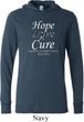 Hope Love Cure Carcinoid Cancer Lightweight Hoodie