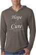 Hope Love Cure Carcinoid Cancer Lightweight Hoodie Tee