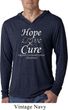 Hope Love Cure Carcinoid Cancer Lightweight Hoodie Tee