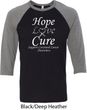 Hope Love Cure Carcinoid Cancer Raglan Shirt