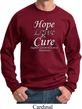 Hope Love Cure Carcinoid Cancer Sweatshirt
