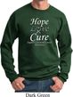 Hope Love Cure Carcinoid Cancer Sweatshirt