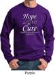 Hope Love Cure Carcinoid Cancer Sweatshirt