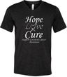 Hope Love Cure Carcinoid Cancer Tri Blend V-neck