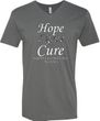 Hope Love Cure Carcinoid Cancer V-neck