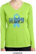 Hope Prostate Cancer Ladies Dry Wicking Long Sleeve Shirt