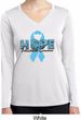 Hope Prostate Cancer Ladies Dry Wicking Long Sleeve Shirt
