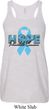 Hope Prostate Cancer Ladies Flowy Racerback Tanktop