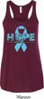 Hope Prostate Cancer Ladies Flowy Racerback Tanktop