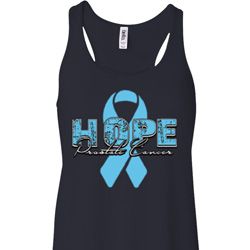 Hope Prostate Cancer Ladies Flowy Racerback Tanktop