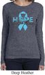 Hope Prostate Cancer Ladies Long Sleeve Shirt