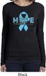 Hope Prostate Cancer Ladies Long Sleeve Shirt