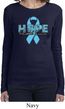 Hope Prostate Cancer Ladies Long Sleeve Shirt