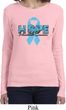 Hope Prostate Cancer Ladies Long Sleeve Shirt