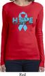 Hope Prostate Cancer Ladies Long Sleeve Shirt