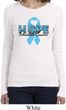 Hope Prostate Cancer Ladies Long Sleeve Shirt