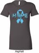 Hope Prostate Cancer Ladies Longer Length Shirt