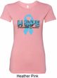 Hope Prostate Cancer Ladies Longer Length Shirt