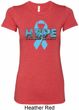 Hope Prostate Cancer Ladies Longer Length Shirt