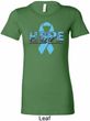 Hope Prostate Cancer Ladies Longer Length Shirt