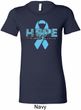 Hope Prostate Cancer Ladies Longer Length Shirt
