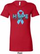 Hope Prostate Cancer Ladies Longer Length Shirt