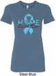 Hope Prostate Cancer Ladies Longer Length Shirt