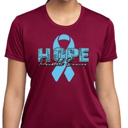 Hope Prostate Cancer Ladies Moisture Wicking Shirt