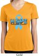 Hope Prostate Cancer Ladies Moisture Wicking V-neck Shirt