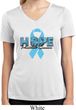 Hope Prostate Cancer Ladies Moisture Wicking V-neck Shirt