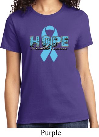 Hope Prostate Cancer Ladies Shirt