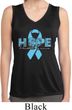 Hope Prostate Cancer Ladies Sleeveless Moisture Wicking Shirt