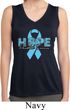 Hope Prostate Cancer Ladies Sleeveless Moisture Wicking Shirt