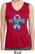 Hope Prostate Cancer Ladies Sleeveless Moisture Wicking Shirt
