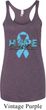 Hope Prostate Cancer Ladies Tri Blend Racerback Tank Top