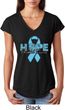 Hope Prostate Cancer Ladies Tri Blend V-Neck Shirt