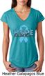 Hope Prostate Cancer Ladies Tri Blend V-Neck Shirt