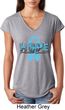 Hope Prostate Cancer Ladies Tri Blend V-Neck Shirt