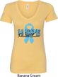 Hope Prostate Cancer Ladies V-Neck Shirt