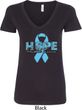 Hope Prostate Cancer Ladies V-Neck Shirt