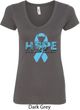 Hope Prostate Cancer Ladies V-Neck Shirt