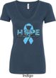 Hope Prostate Cancer Ladies V-Neck Shirt