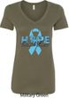 Hope Prostate Cancer Ladies V-Neck Shirt