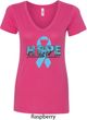 Hope Prostate Cancer Ladies V-Neck Shirt