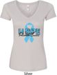 Hope Prostate Cancer Ladies V-Neck Shirt