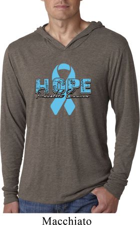 Hope Prostate Cancer Lightweight Hoodie Shirt
