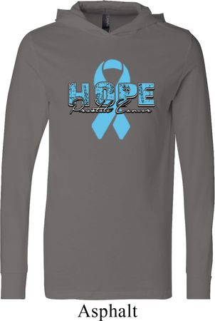 Hope Prostate Cancer Lightweight Hoodie Tee