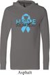 Hope Prostate Cancer Lightweight Hoodie Tee