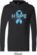 Hope Prostate Cancer Lightweight Hoodie Tee